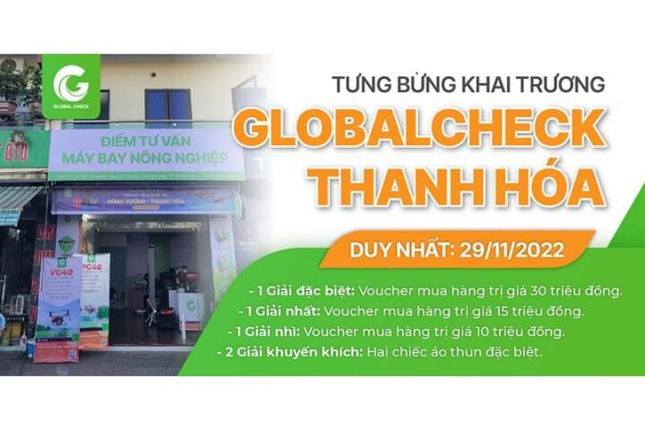 Tưng bừng khai trương TTDV máy bay nông nghiệp Globalcheck Thanh Hóa