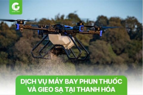 Dịch vụ máy bay nông nghiệp phun thuốc và gieo sạ tại Thanh Hoá