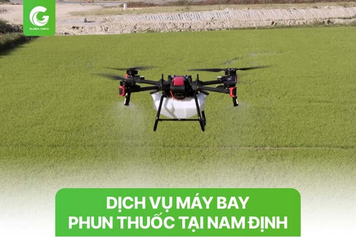 Dịch vụ máy bay phun thuốc, gieo sạ, rải phân bón tại Nam Định