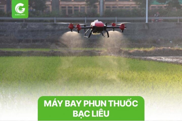 Máy bay phun thuốc Bạc Liêu cho cây lúa, chuối, nhãn, xoài, dừa, sầu riêng