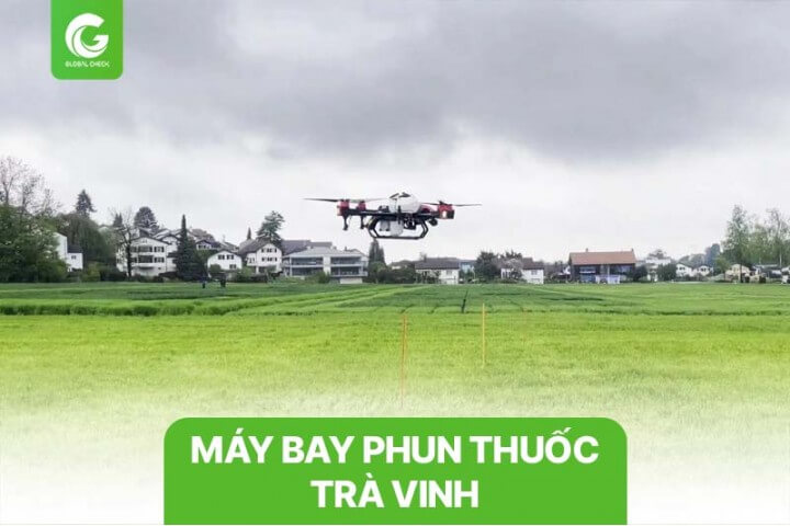 Máy bay phun thuốc Trà Vinh cho cây ăn trái: chuối, cam, xoài, bưởi