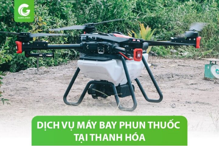 Dịch vụ máy bay phun thuốc tại Thanh Hóa cho lúa, cam, bưởi, thanh long