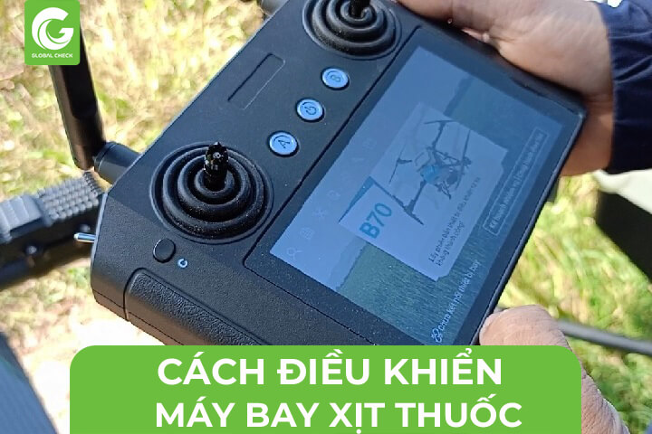 Cách điều khiển máy bay xịt thuốc