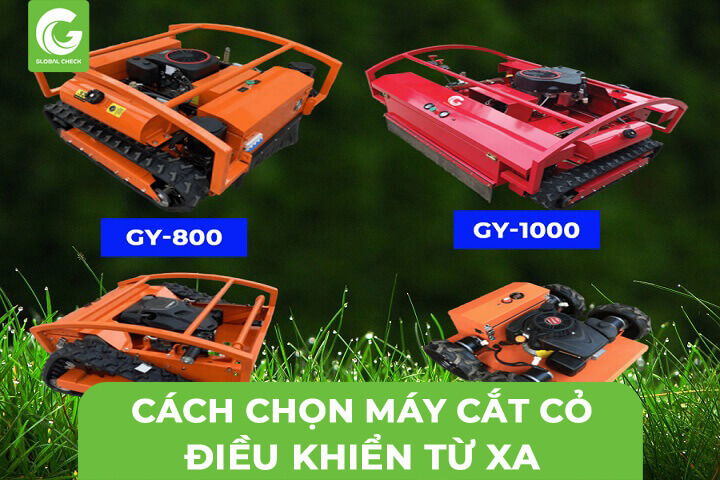 Cách Chọn Máy Cắt Cỏ Điều Khiển Từ Xa