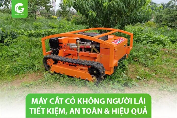 Máy cắt cỏ không người lái: Tiết kiệm, an toàn & hiệu quả