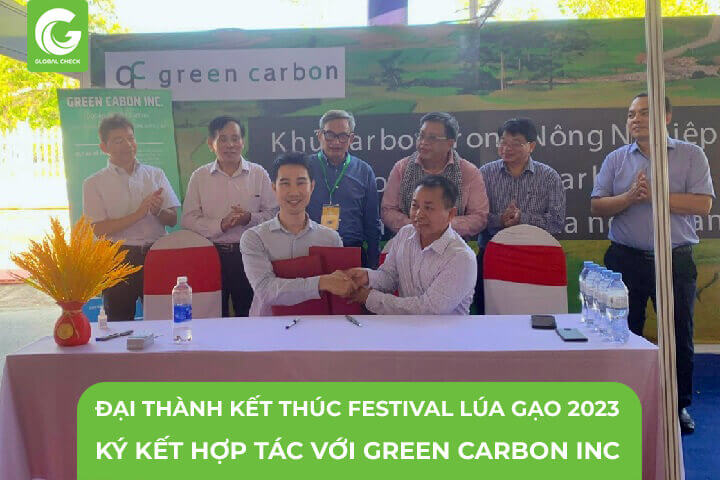 Đại Thành Kết Thúc Festival Lúa Gạo 2023 Bằng Việc Ký Kết Hợp Tác Với Green Carbon Inc