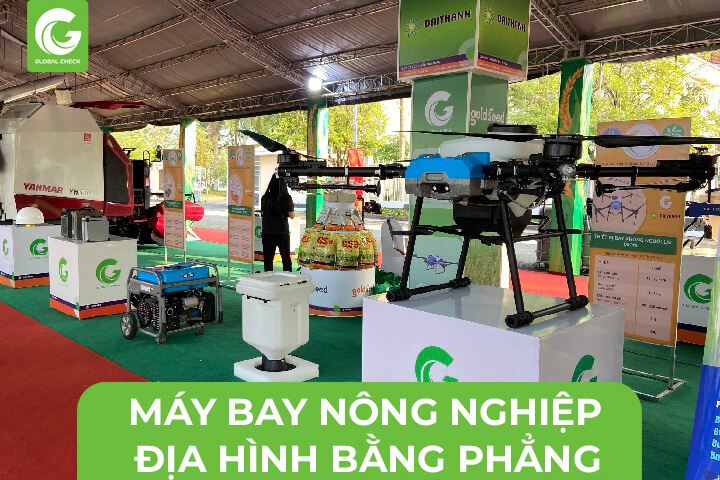 Máy bay nông nghiệp địa hình bằng phẳng