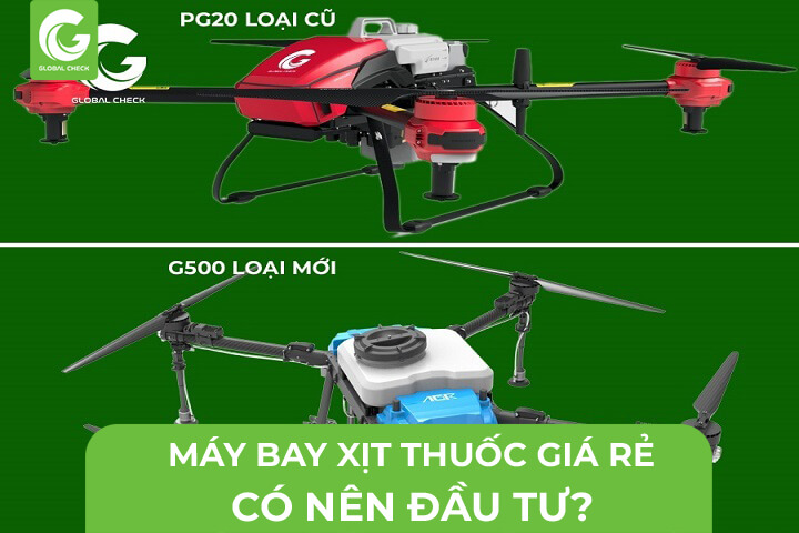 Máy bay xịt thuốc giá rẻ- có nên đầu tư?