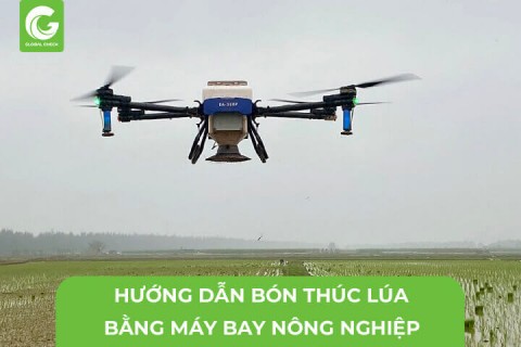 Hướng Dẫn Bón Thúc Phân Hữu Cơ Cho Lúa Bằng Máy Bay Nông Nghiệp