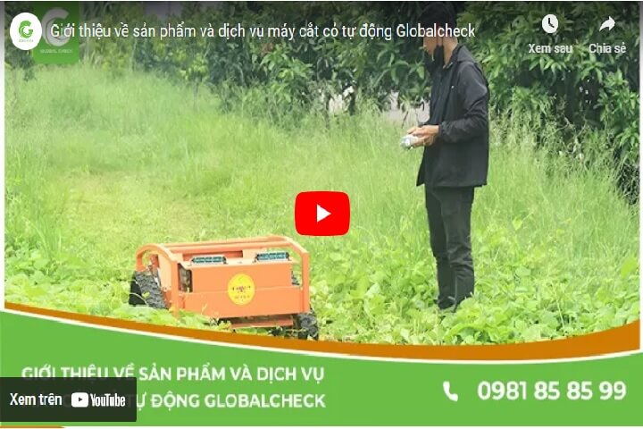 Giới thiệu về sản phẩm và dịch vụ máy cắt cỏ tự động Globalcheck