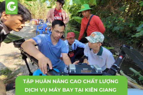 GlobalCheck Tập Huấn Nâng Cao Chất Lượng Dịch Vụ Máy Bay Xịt Thuốc Kiên Giang