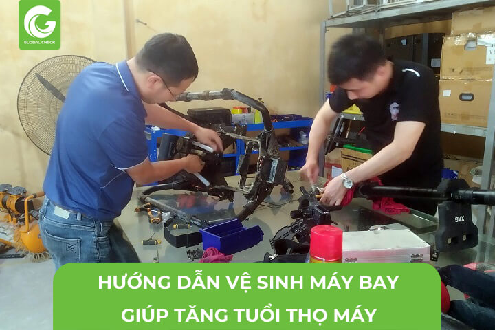 Vệ Sinh Máy Bay Nông Nghiệp Trước Khi Cất Giữ Giúp Tăng Tuổi Thọ Máy