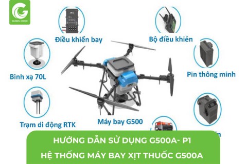 Hướng Điều Khiển Máy Bay Xịt Thuốc G500a- Phần 1