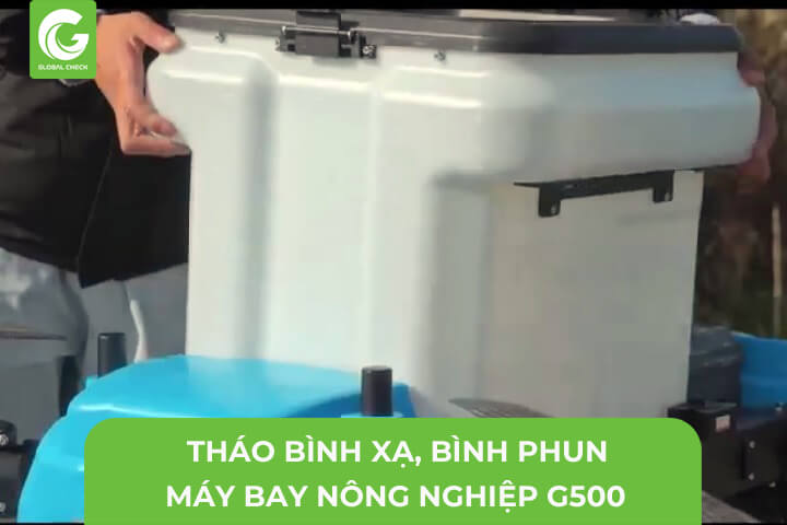 Hướng Dẫn Tháo Bình Xạ, Bình Phun Máy Bay Nông Nghiệp G500