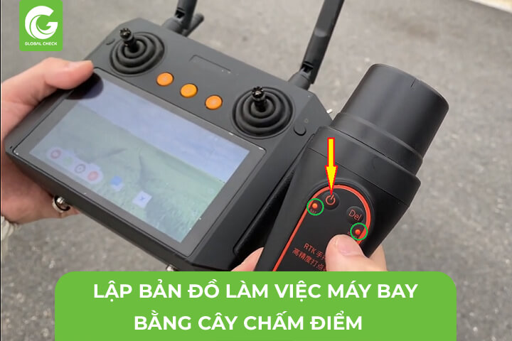 Lập Bản Đồ Máy Bay Phun Thuốc G600 Bằng Cây Chấm Điểm