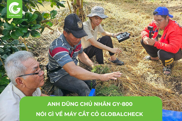 Anh Dũng Chủ Nhân GY800 Nói Về Máy Cắt Cỏ Tự Động GlobalCheck