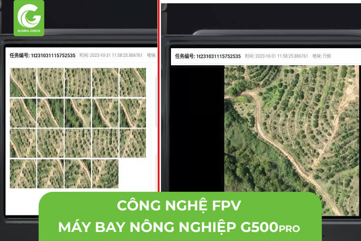 Công Nghệ FPV Máy Bay Nông Nghiệp G500pro