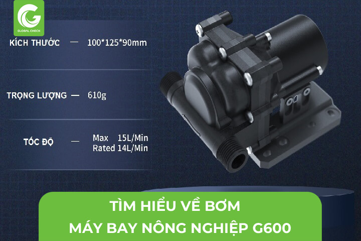 Tìm Hiểu Máy Bơm Máy Bay Nông Nghiệp G600