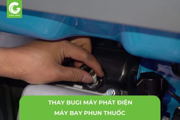 Hướng Dẫn Thay Bugi Máy Phát Điện Máy Bay Phun Thuốc