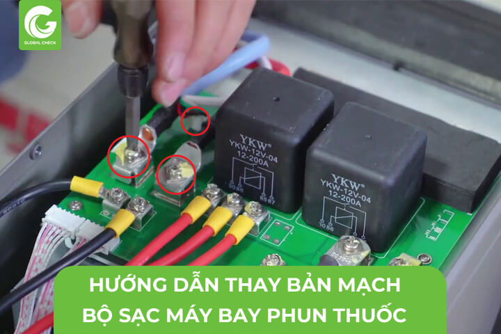 Hướng Dẫn Thay Main Bộ Sạc Máy Bay Phun Thuốc