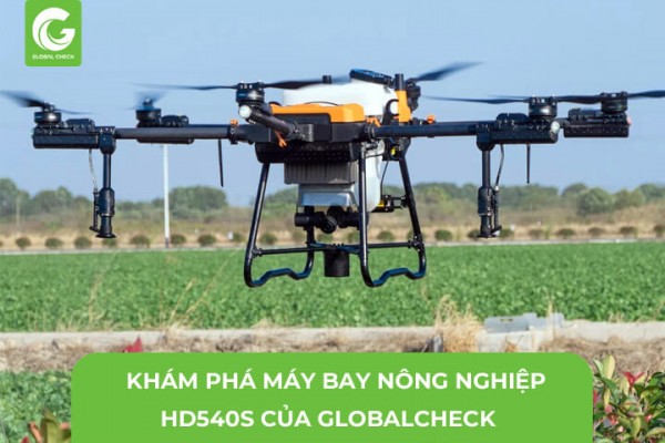 Khám Phá Máy Bay Nông Nghiệp HD540S Của GlobalCheck