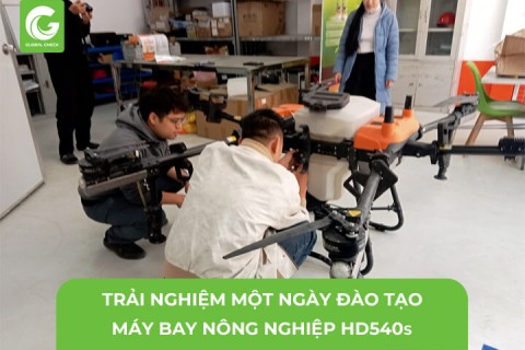 Trải Nghiệm Một Ngày Đào Tạo Máy Bay Nông Nghiệp HD540s