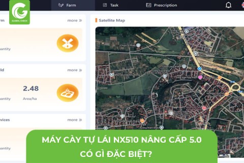 Máy Cày Tự Lái Có Gì Đặc Biệt Khi Sử Dụng Bản Nâng Cấp 5.0 Của NX510