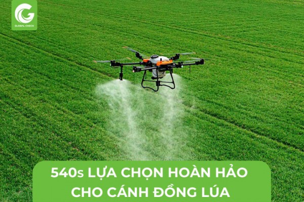 Máy Bay Nông Nghiệp 540s Lựa Chọn Hoàn Hảo Cho Cánh Đồng Lúa?