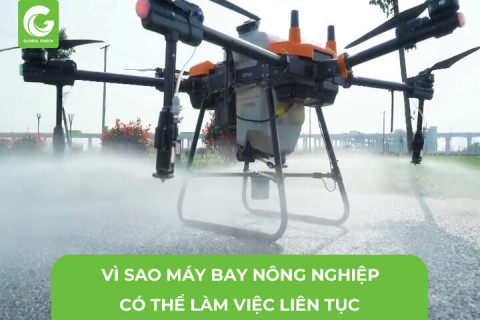 Vì Sao Máy Bay Nông Nghiệp Có Thể Làm Việc Liên Tục