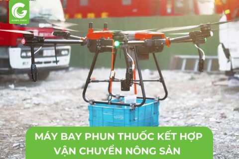 Máy Bay Phun Thuốc Kết Hợp Vận Chuyển Nông Sản