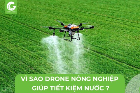 Vì Sao Máy Bay Nông Nghiệp Giúp Tiết Kiệm Nước