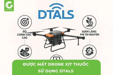 Được Mất Máy Bay Xịt Thuốc Sử Dụng Sóng DTALS