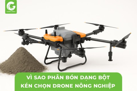 Vì Sao Phân Bón Dạng Bột Kén Chọn Drone Nông Nghiệp