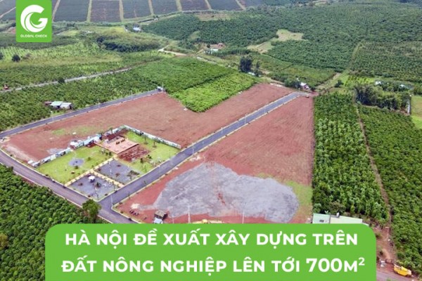 Hà Nội Đề Xuất Xây Dựng Tối Đa 700m2 Trên Đất Nông Nghiệp