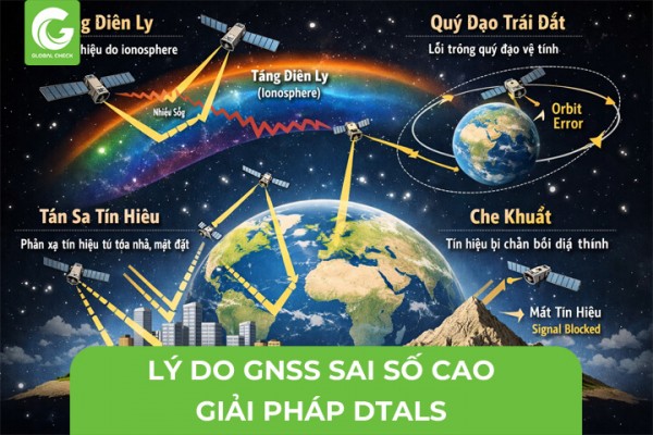 Lý Do GNSS Sai Số Cao, Giải Pháp DTALS