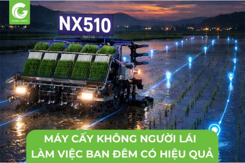 Máy Cấy Không Người Lái Có Thể Làm Việc Ban Đêm?