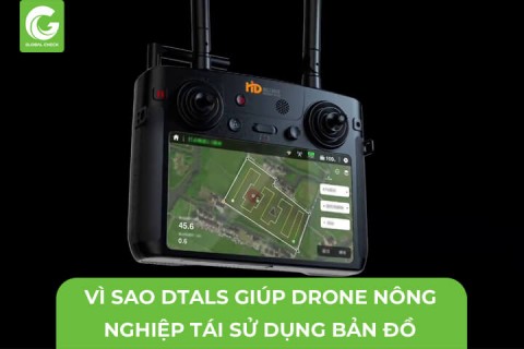 Vì Sao Sóng DTALS Giúp Drone Nông Nghiệp Tái Sử Dụng Bản Đồ