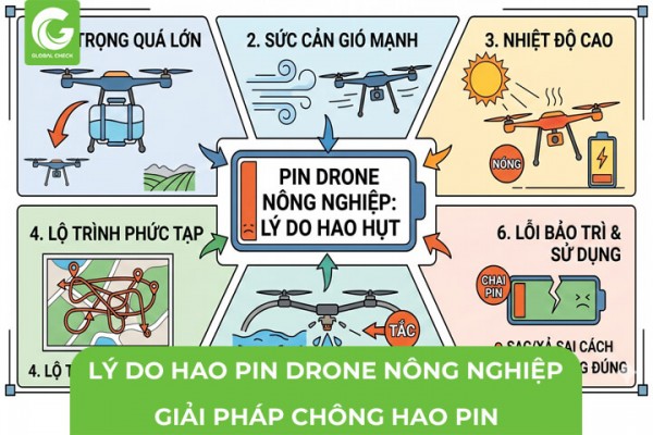Lý Do Máy Bay Phun Thuốc Hao PIN, Giải Pháp Chống Hao PIN