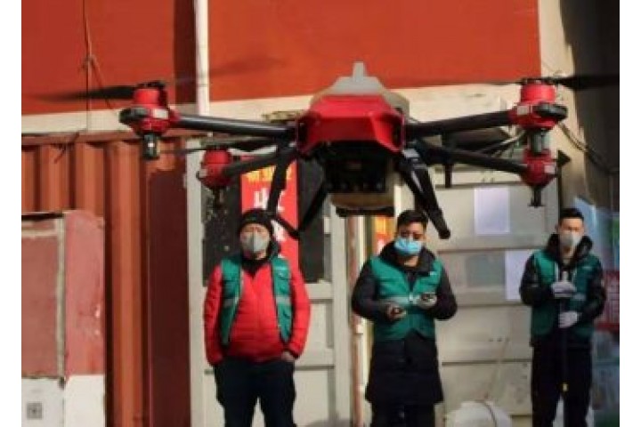 TRUNG QUỐC SỬ DỤNG DRONE NHƯ MỘT CÔNG CỤ ĐẮC LỰC CHỐNG LẠI VIRUS CORONA