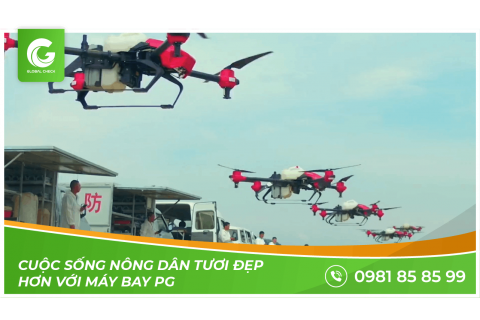 Cuộc sống nông dân tươi đẹp hơn với máy bay không người lái GLOBALCHECK