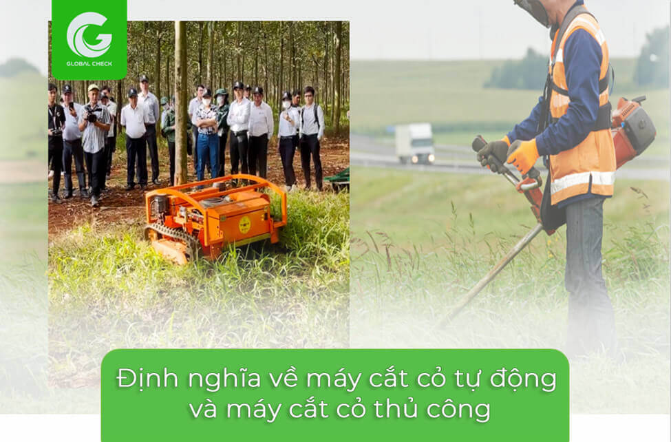 Định nghĩa về máy cắt cỏ tự động và máy cắt cỏ thủ công