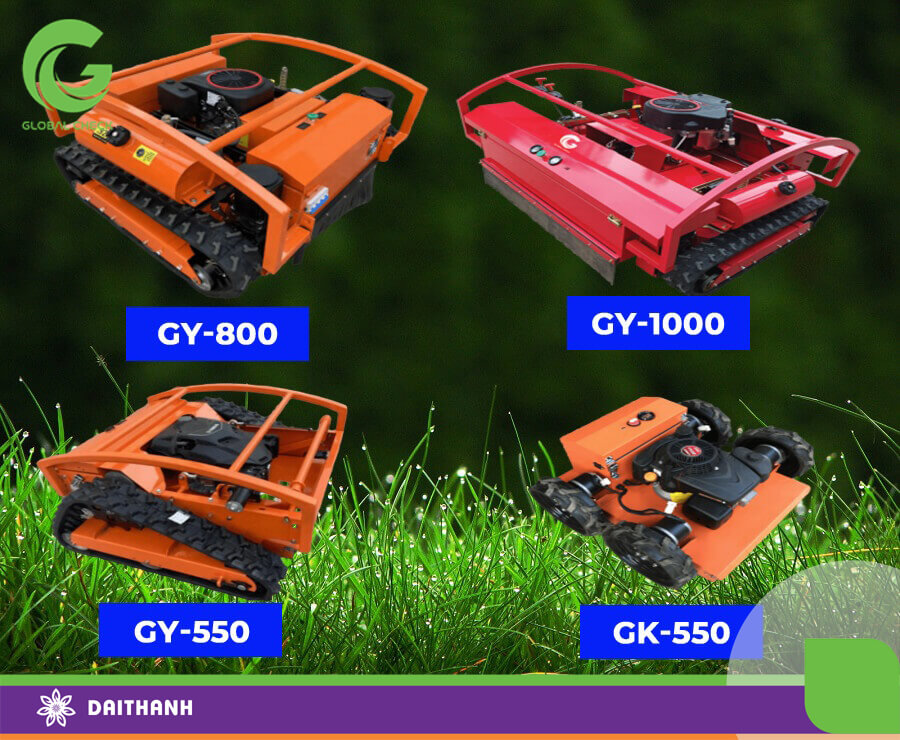  Có rất nhiều loại máy cắt cỏ điều khiển từ xa trên thị trường