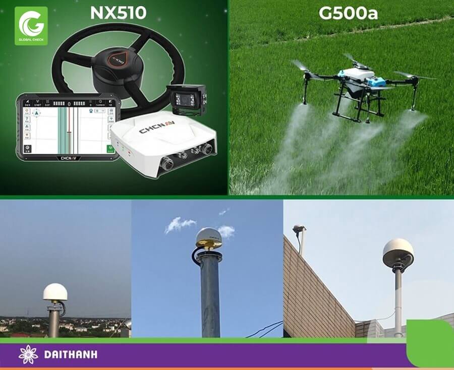 Nhiều thiết bị nông nghiệp sử dụng sóng trạm Cors