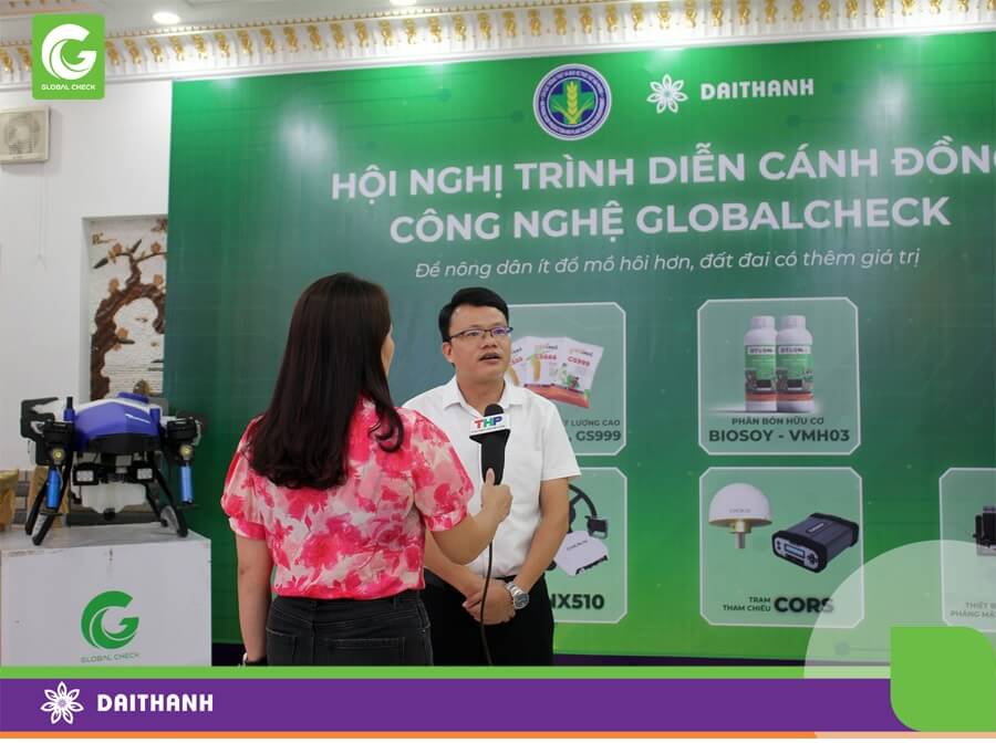 Mô hình cánh đồng công nghệ GlobalCheck được sự quan tâm cơ quan báo chí do gắn liền lợi ích với nông nghiệp tuần hoàn