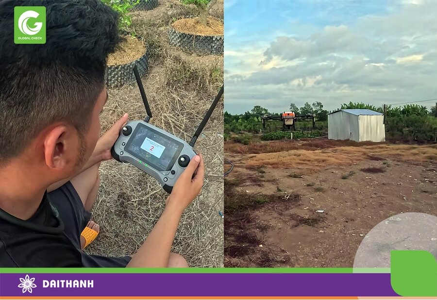 Bà con huyện Cờ Đỏ trực tiếp thử vận hành chiếc G700 của GlobalCheck