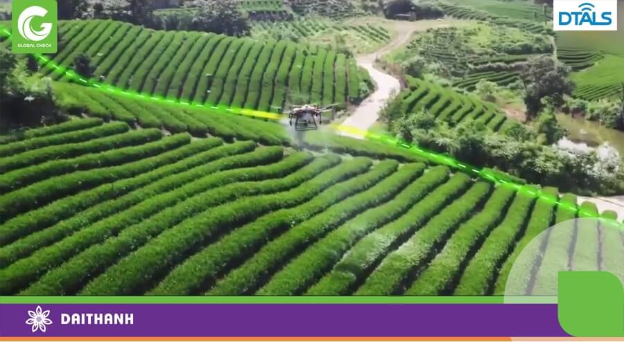 DTALS giúp máy bay nông nghiệp làm việc được ở những địa hình phức tạp