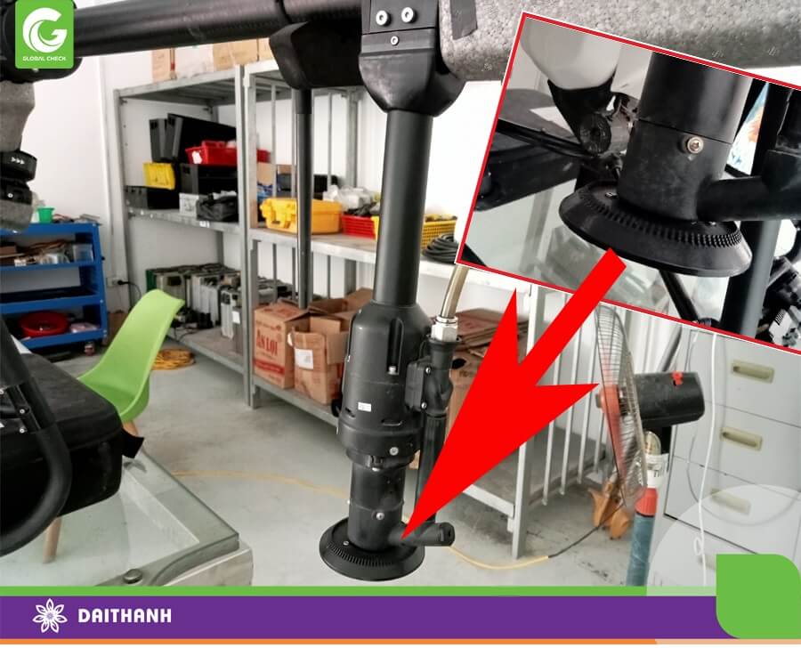 Công nghệ phun ly tâm của chiếc drone nông nghiệp 540s