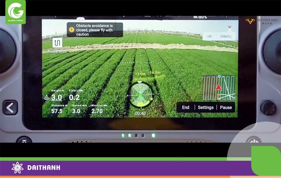 Chiếc máy bay nông nghiệp 540s sở hữu camera sắc nét