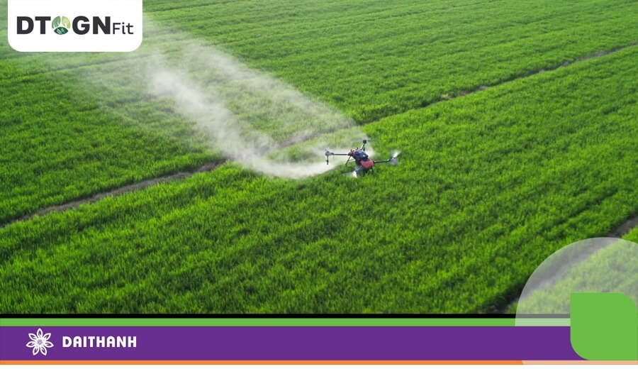 Phân bón hữu cơ dạng lỏng thuận tiện sử dụng với drone nông nghiệp