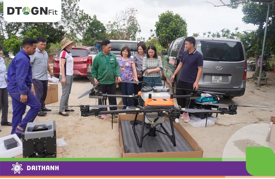 Đại Thành bàn giao drone nông nghiệp 540s cho Trung tâm khuyến nông Hải Phòng